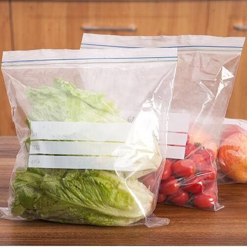 double track ziplock bag / single zip lock bag with grip seal